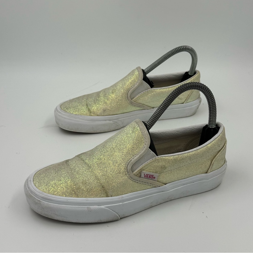 Vans glitter slip on shoes women’s size 6.5